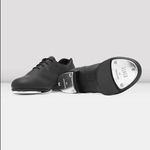 Bloch Black Women’s Shockwave 2 Tap Shoes Size 9 EUC